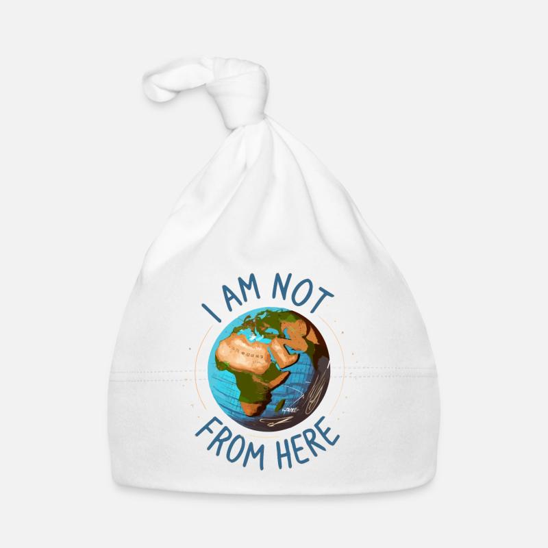 Inspirational - Not from Here Organic Baby Cap