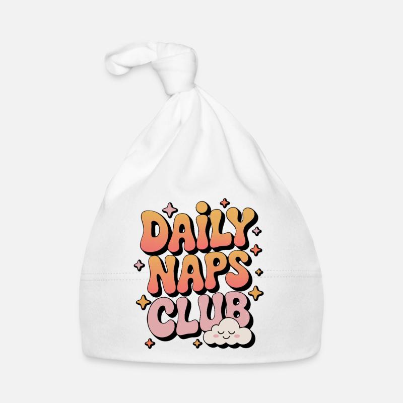 Daily Naps Club Süßes Nickerchen und Mittagsschlaf Baby Bio-Mütze