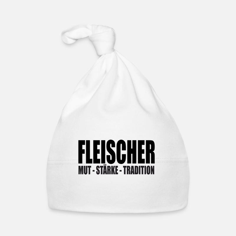 FLeischer MUT STÄRKE TRADITION Baby Bio-Mütze
