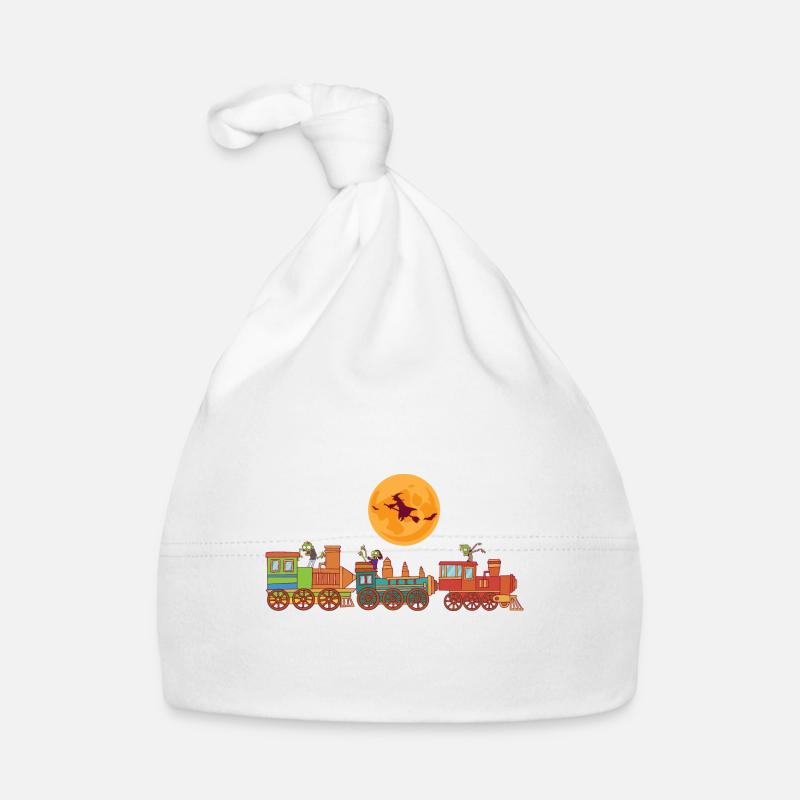 Spooky Halloween Ghost Train Zombie Boo Trick Or Bonnet bio Bébé