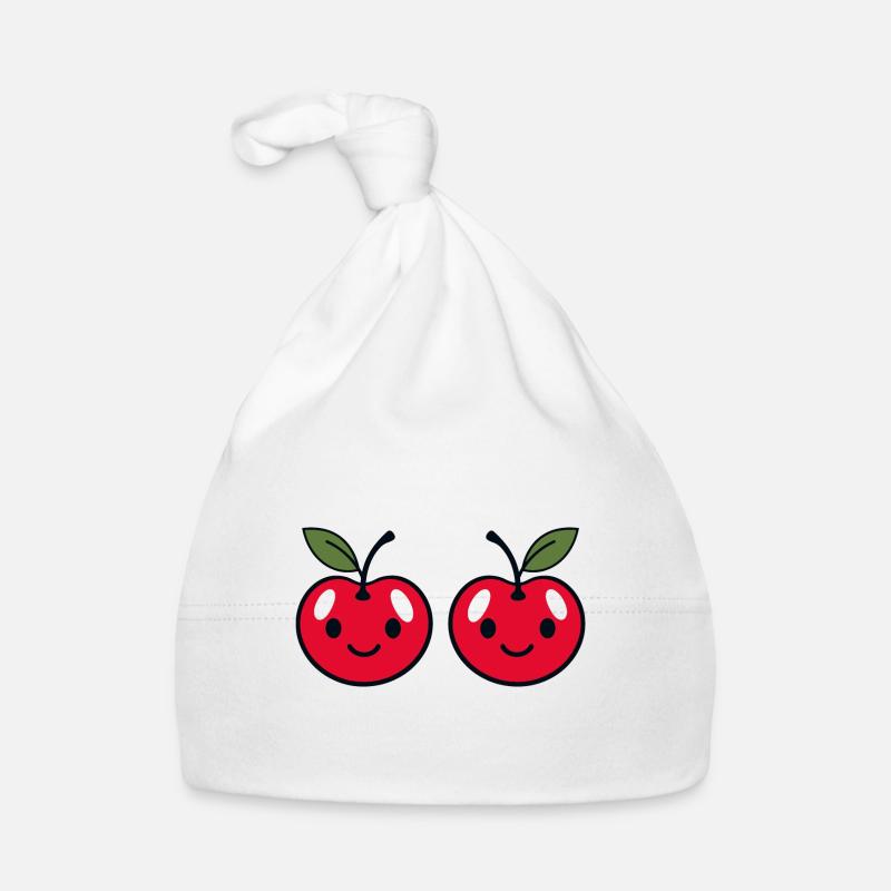 Cherries Organic Baby Cap
