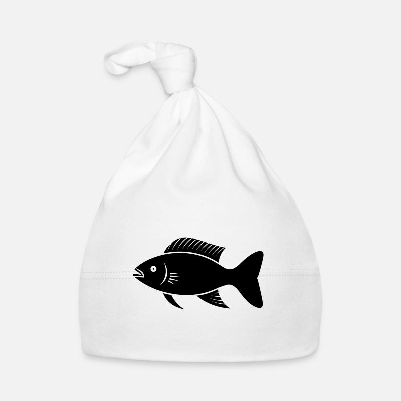 Kleine karpervissen Bio-muts voor baby's