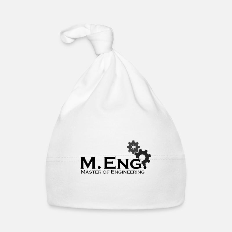 Master of Engineering with gear Organic Baby Cap