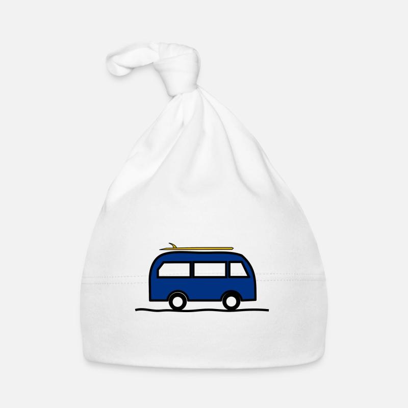 VAN. SURF. VIVE LES VACANCES. VACANCES. Bonnet bio Bébé