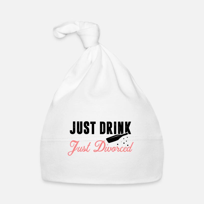 Divorcés Divorce - Bonnet bio Bébé - blanc