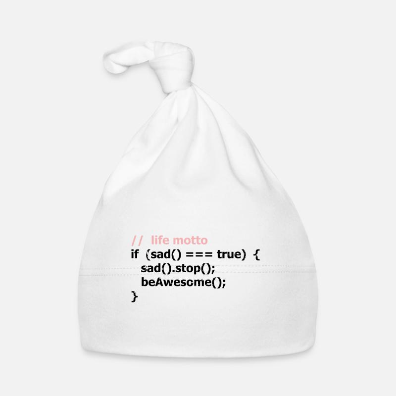 Conception de la cybersécurité pour les pirates informatiques et la cybersécurité Bonnet bio Bébé