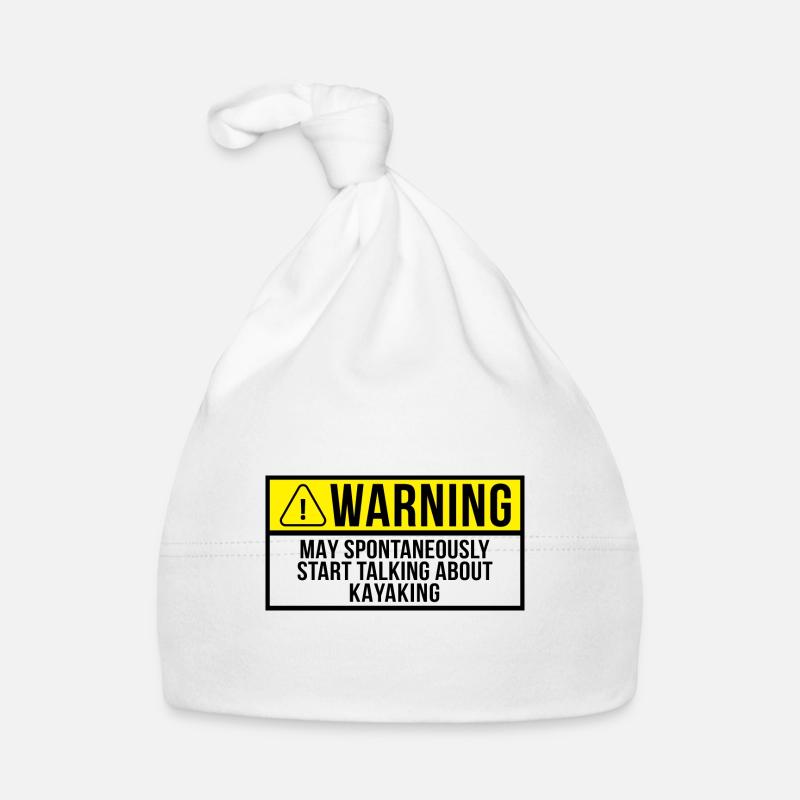 Warning May Spontaneously Start Talking About Kaya Baby Bio-Mütze