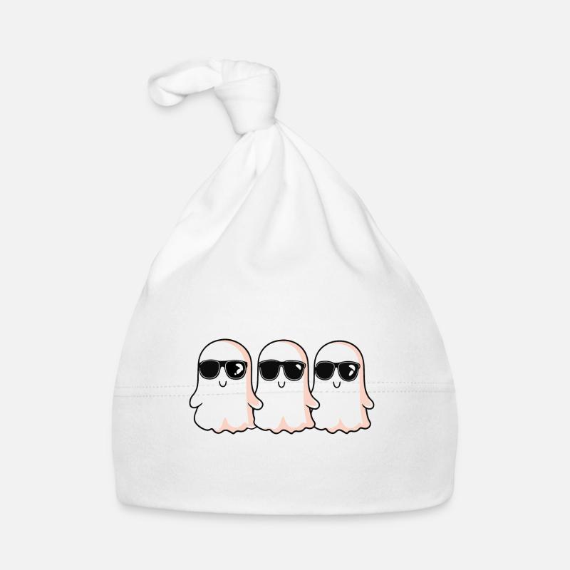 Ghosts Halloween Cool Organic Baby Cap