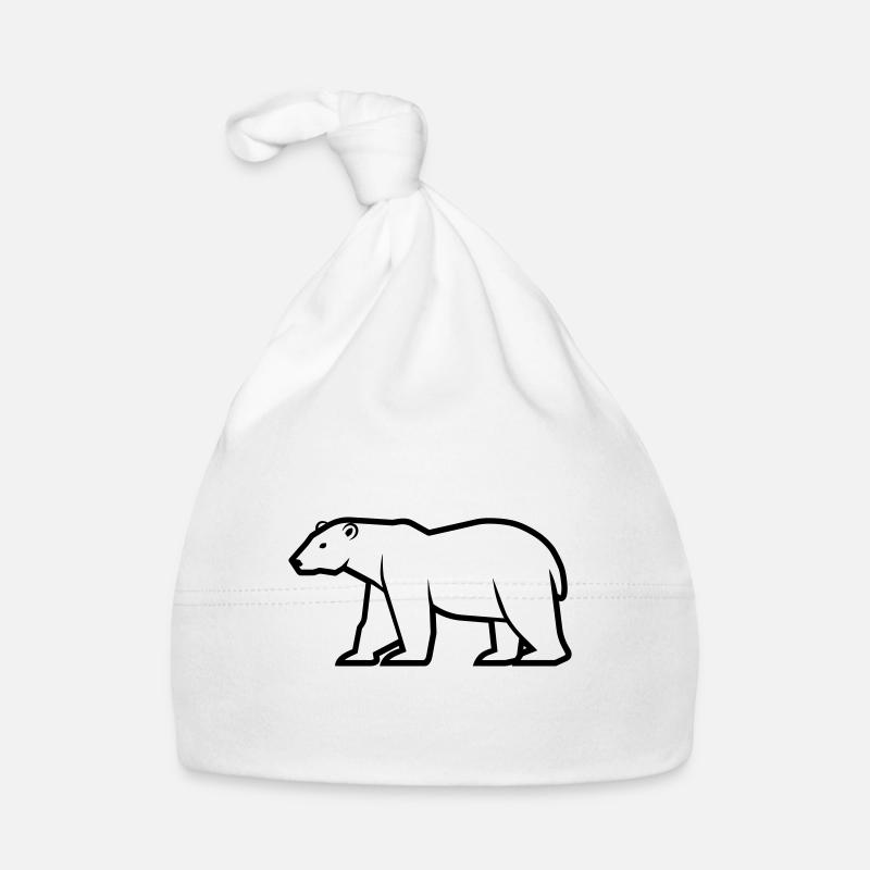 Eisbär Baby Bio-Mütze