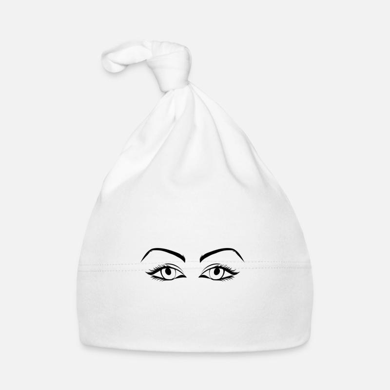 Evil Eyes Organic Baby Cap