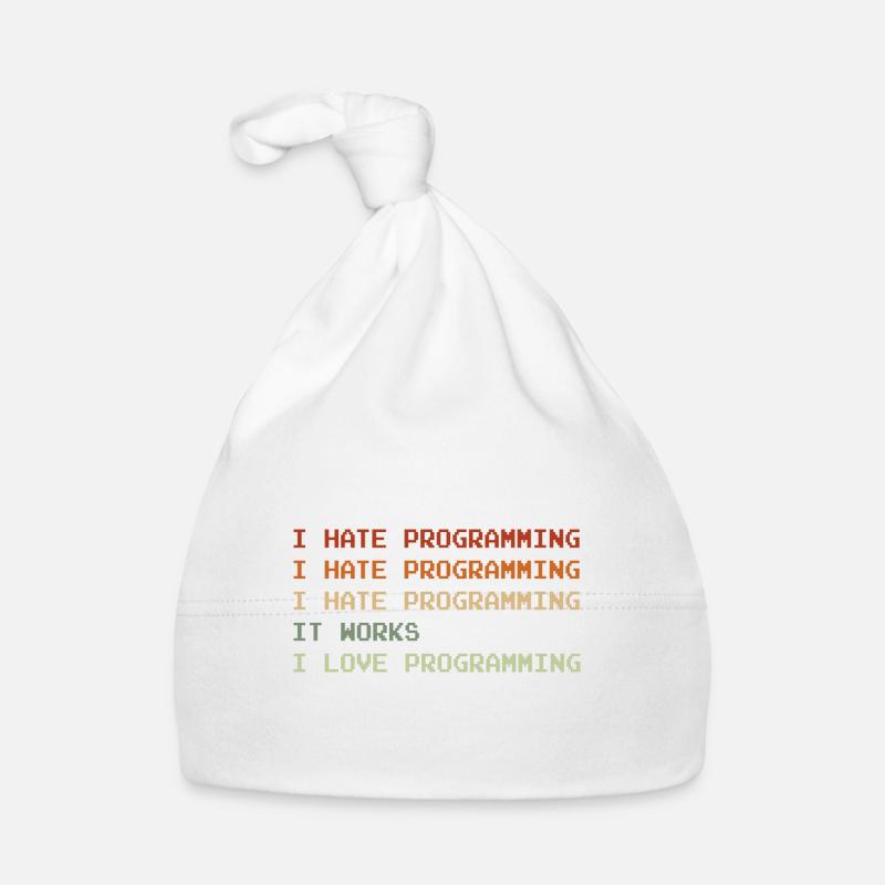 Things I Hate Programming Coder Coding Developer S Baby Bio-Mütze