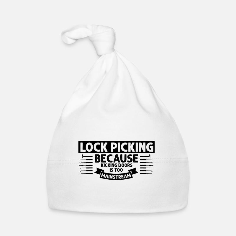 Lockpicking Doors Break Open Locking Technician Organic Baby Cap