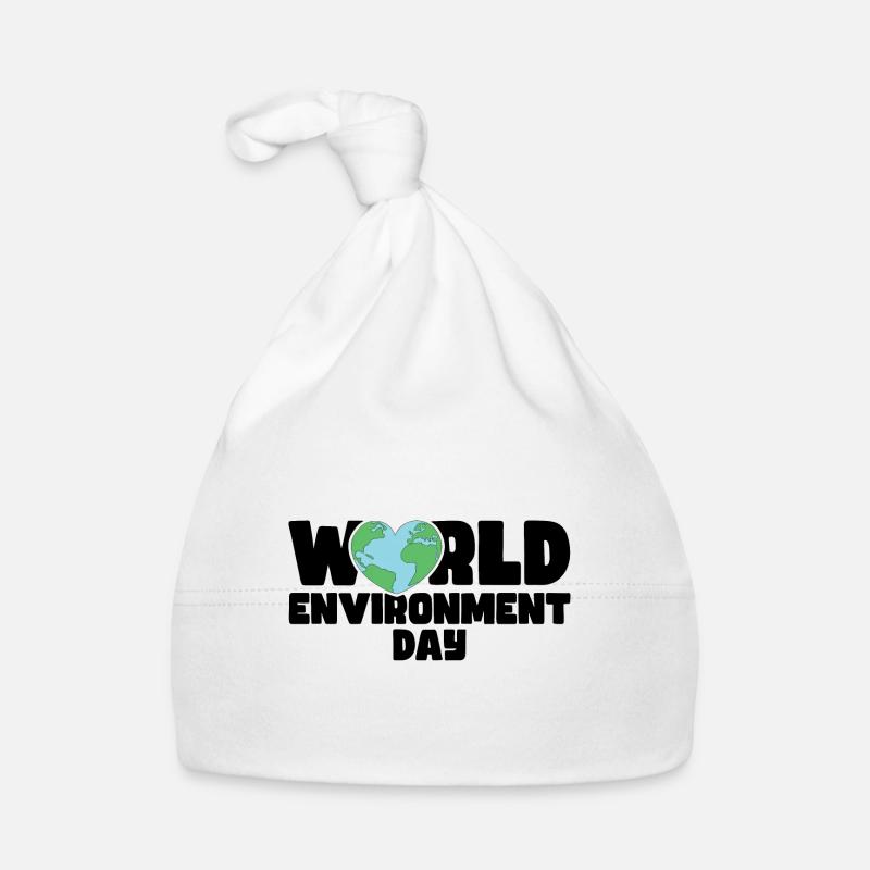 World environment day Baby Bio-Mütze