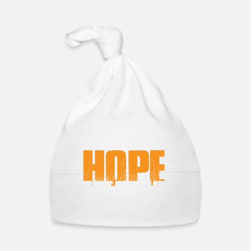 Hope Is Not Good Plan 7 Organic Baby Cap