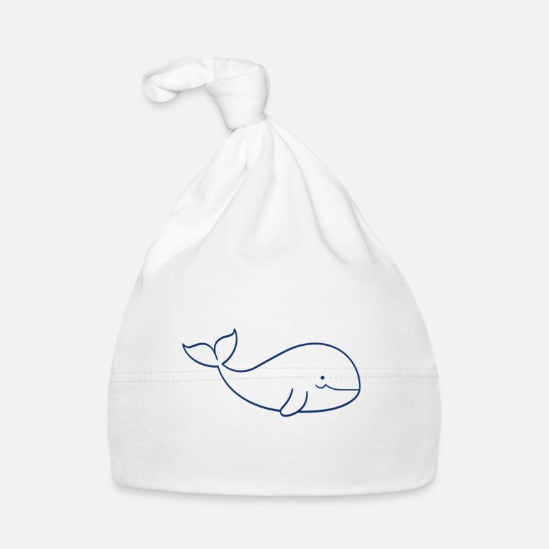 Bébé baleine Bonnet bio Bébé