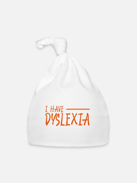 I Have Sexdaily Dyslexia 3 - Organic Baby Cap - white - Front