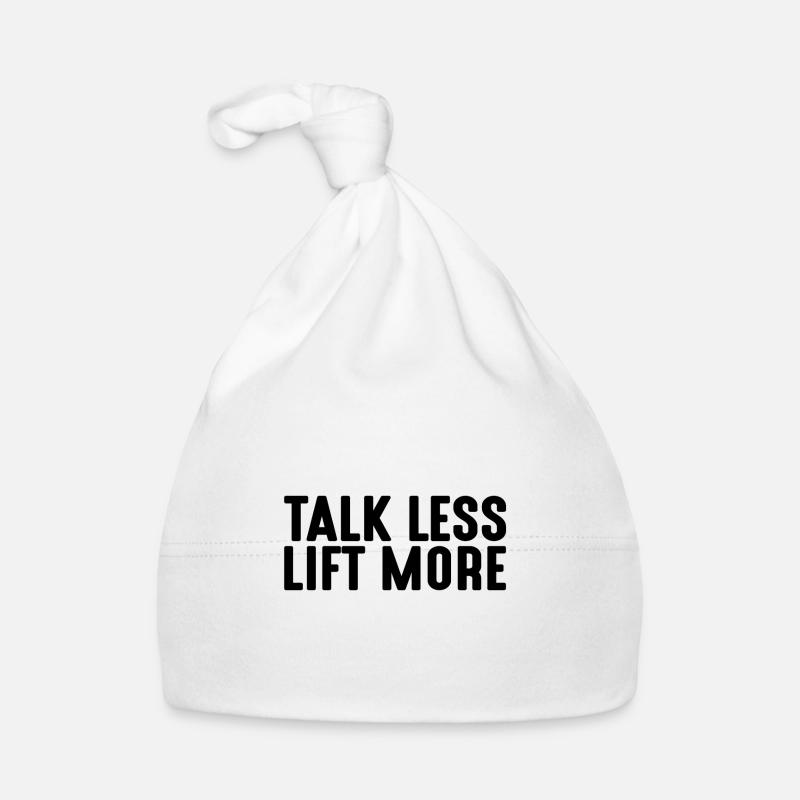 Talk Less Lift More 11 Organic Baby Cap