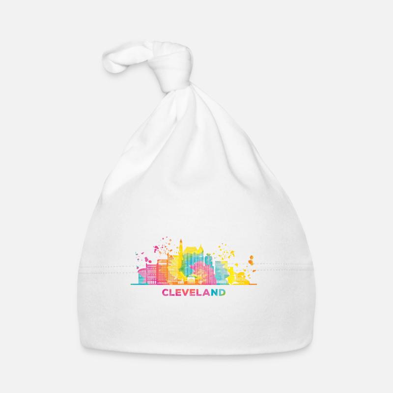 Clevelander Skyline Cleveland Baby Bio-Mütze