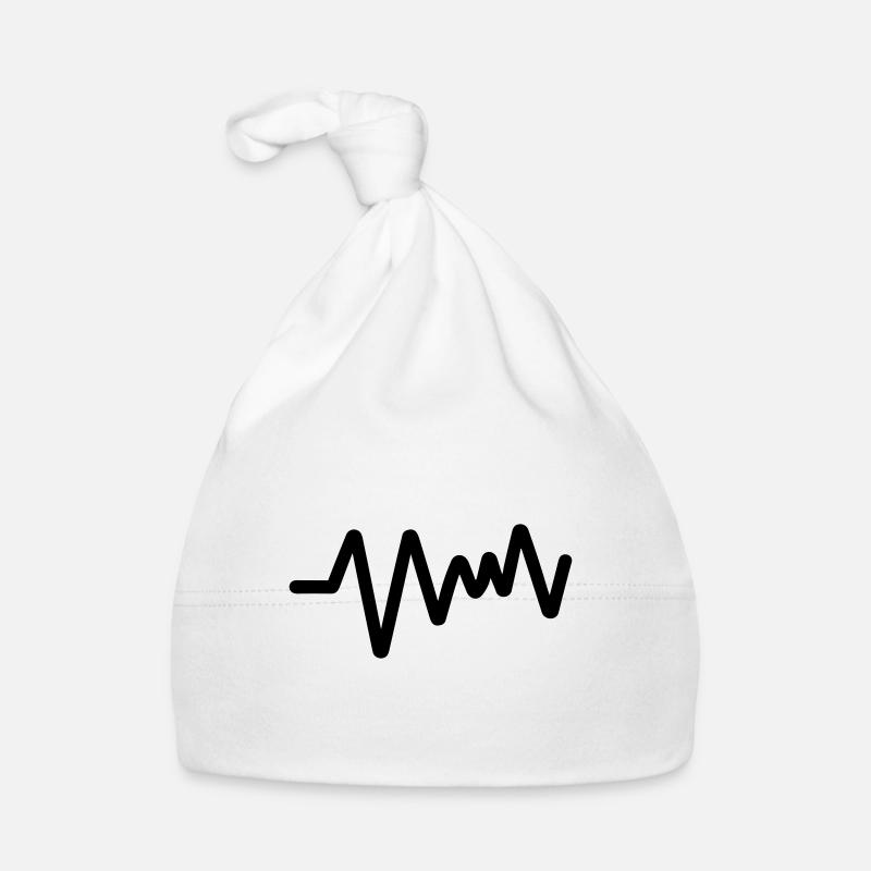 Pulse, heartbeat Organic Baby Cap