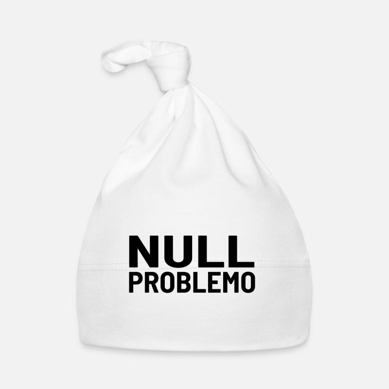 Zero problem, no problem Organic Baby Cap
