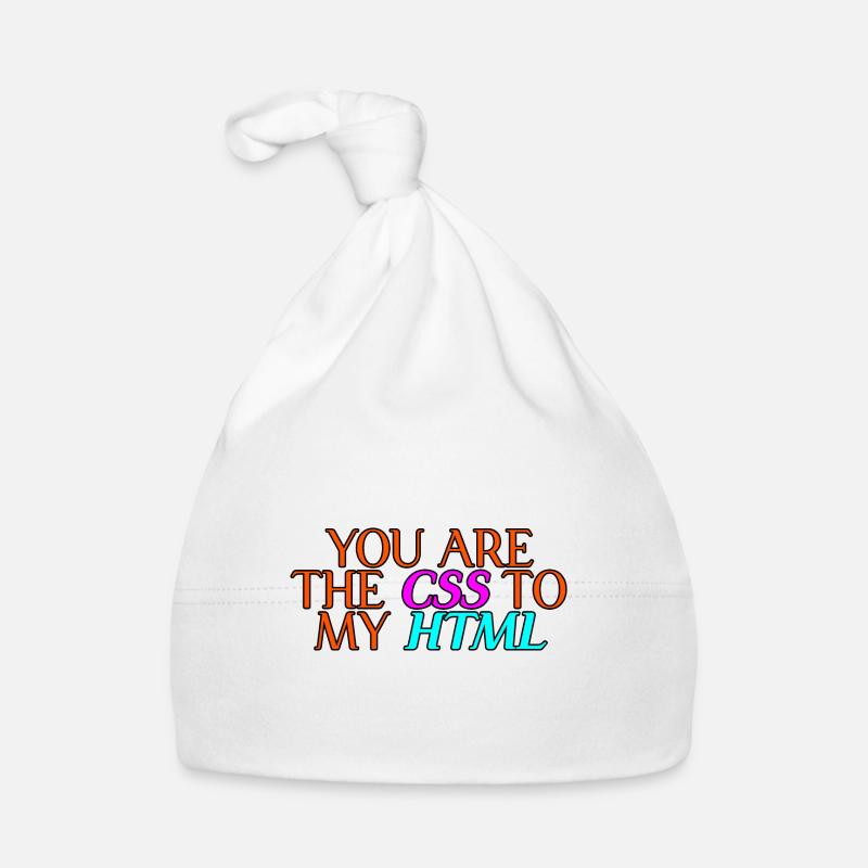 You Are The CSS To My HTML 2 Baby Bio-Mütze