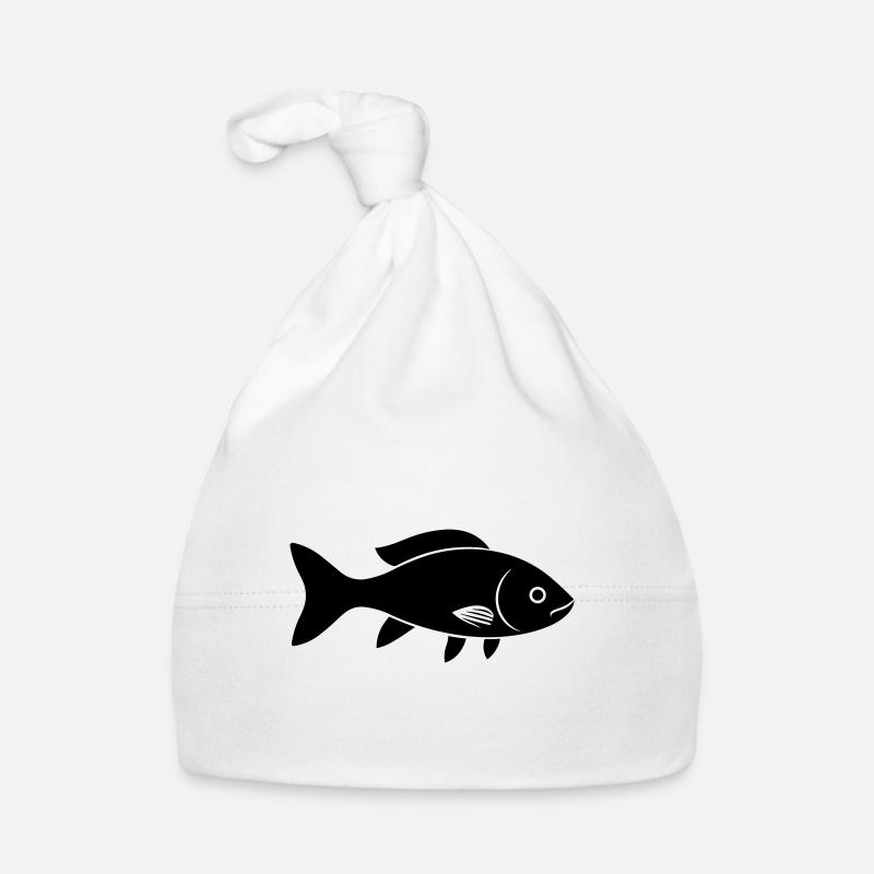 Small Carp Fish Organic Baby Cap