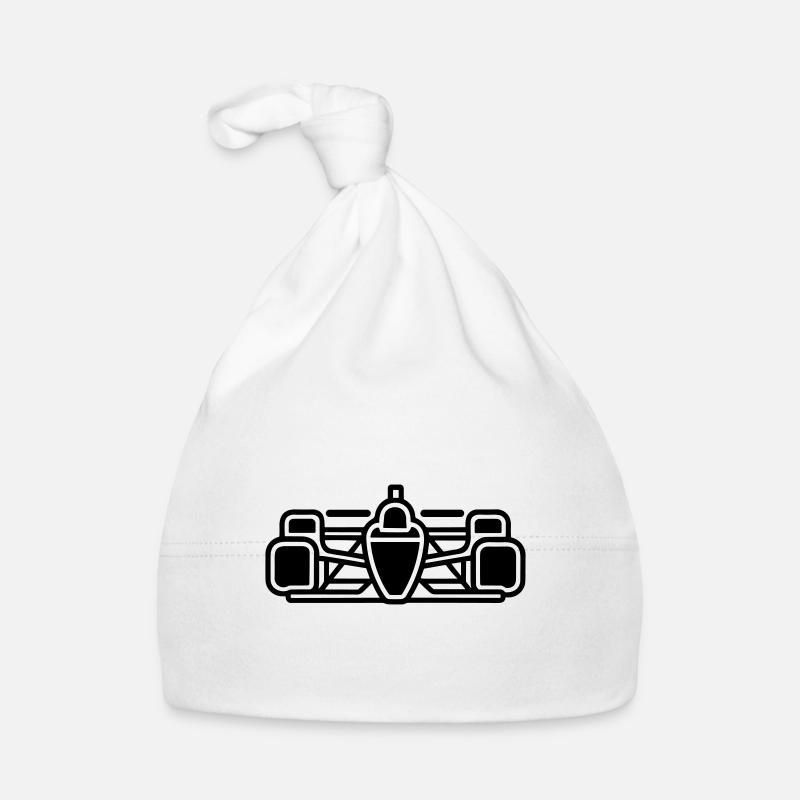 F1 Race Car Organic Baby Cap