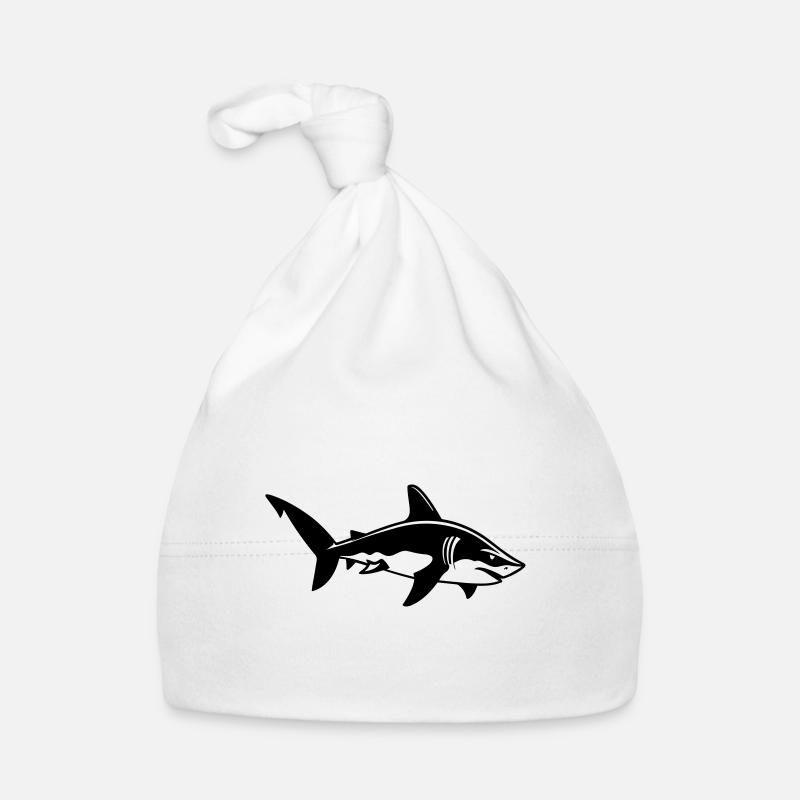 Shark Organic Baby Cap