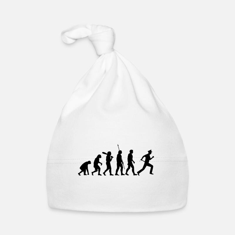 Polizisten Geschenk Evolution Beamte der Polizei K Baby Bio-Mütze