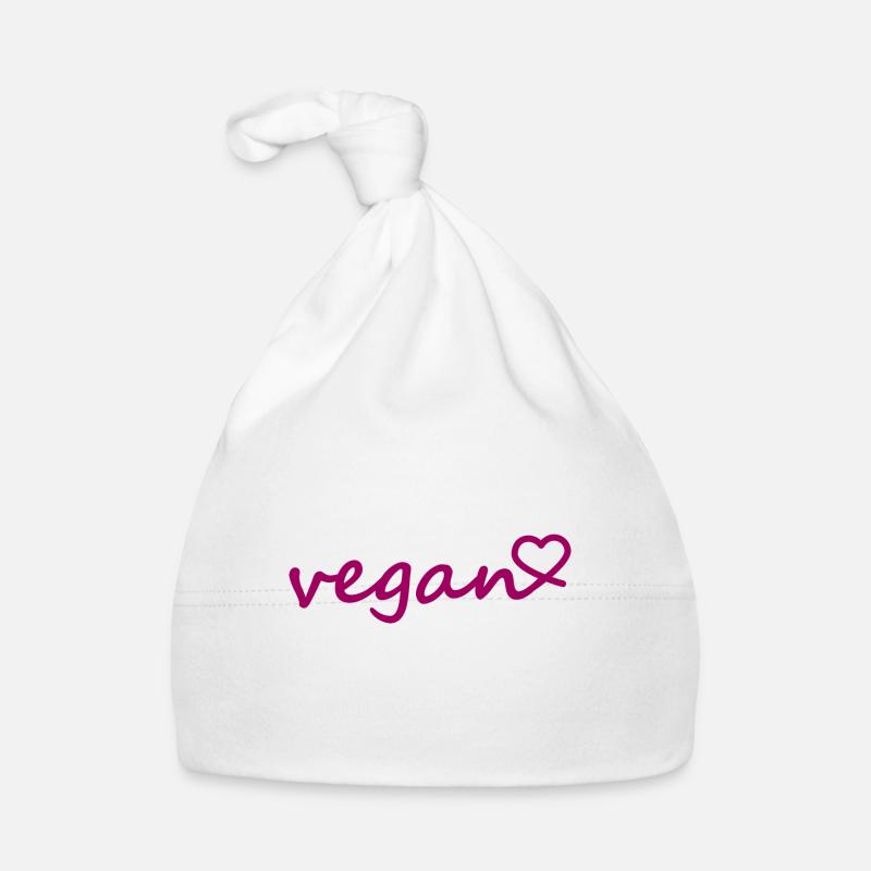 Vegan Plants Saying Gift Organic Baby Cap