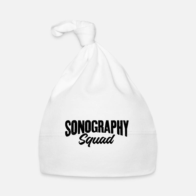 Sonography Squad Sonographer Ultrasound Technician Organic Baby Cap