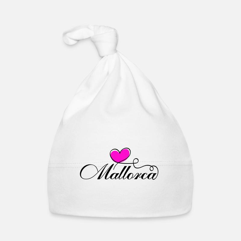 Mallorca Herz Liebe Baby Bio-Mütze