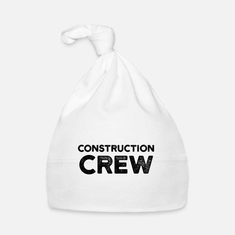 Construction worker team construction construction site construction manager Organic Baby Cap