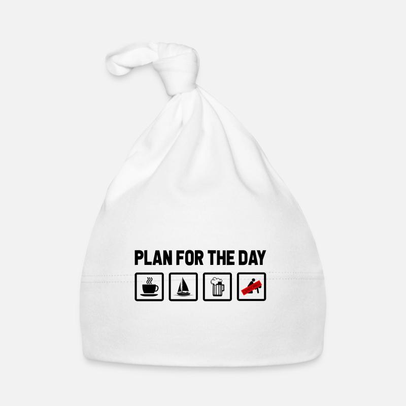Plan For The Day Sailor Ship Captain Sailing Licen Baby Bio-Mütze