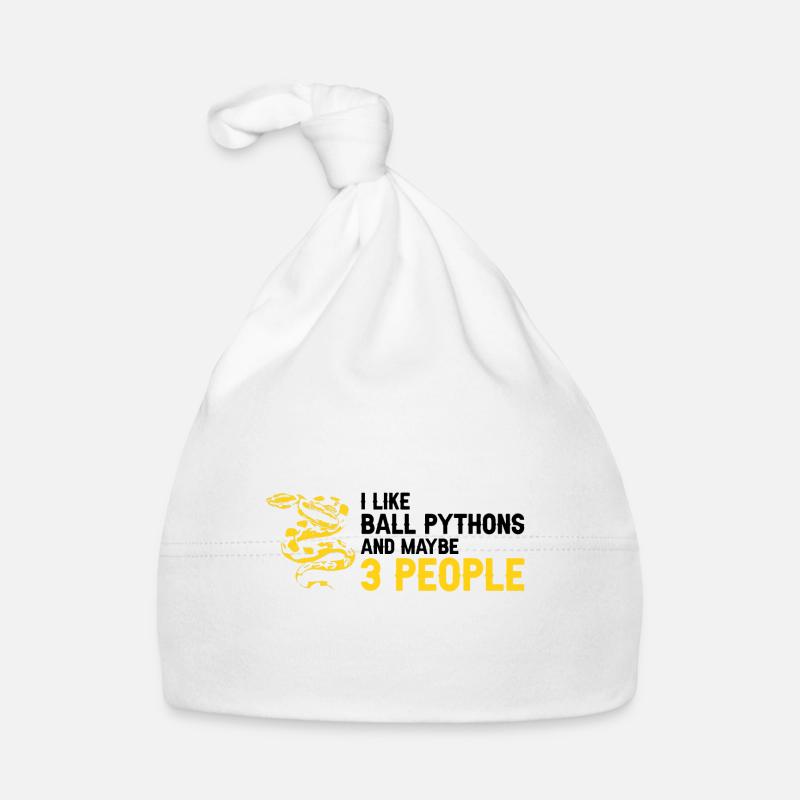 King python design pour les amateurs de serpents Bonnet bio Bébé