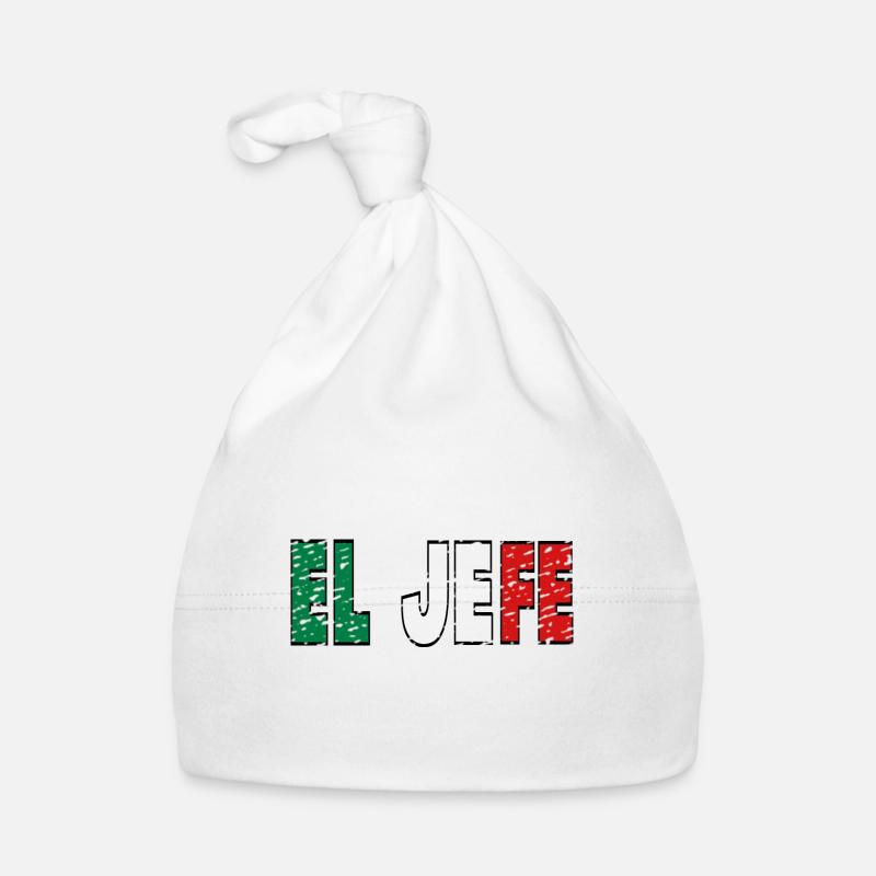 El Jefe Unique Bold Statement Piece Organic Baby Cap