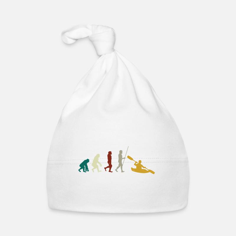 Canoe Kayak Evolution Paddler Kayaker Gift Organic Baby Cap