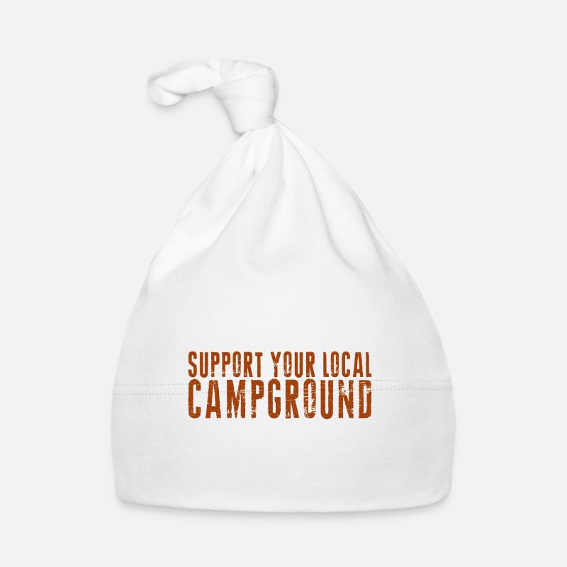 Support Your Local Campground Organic Baby Cap