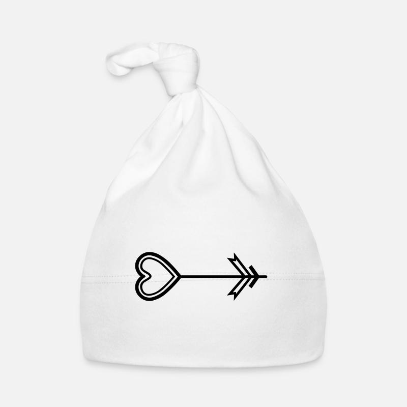 Flèche coeur Bonnet bio Bébé