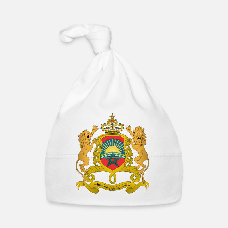 Marokko Wappen Baby Bio-Mütze