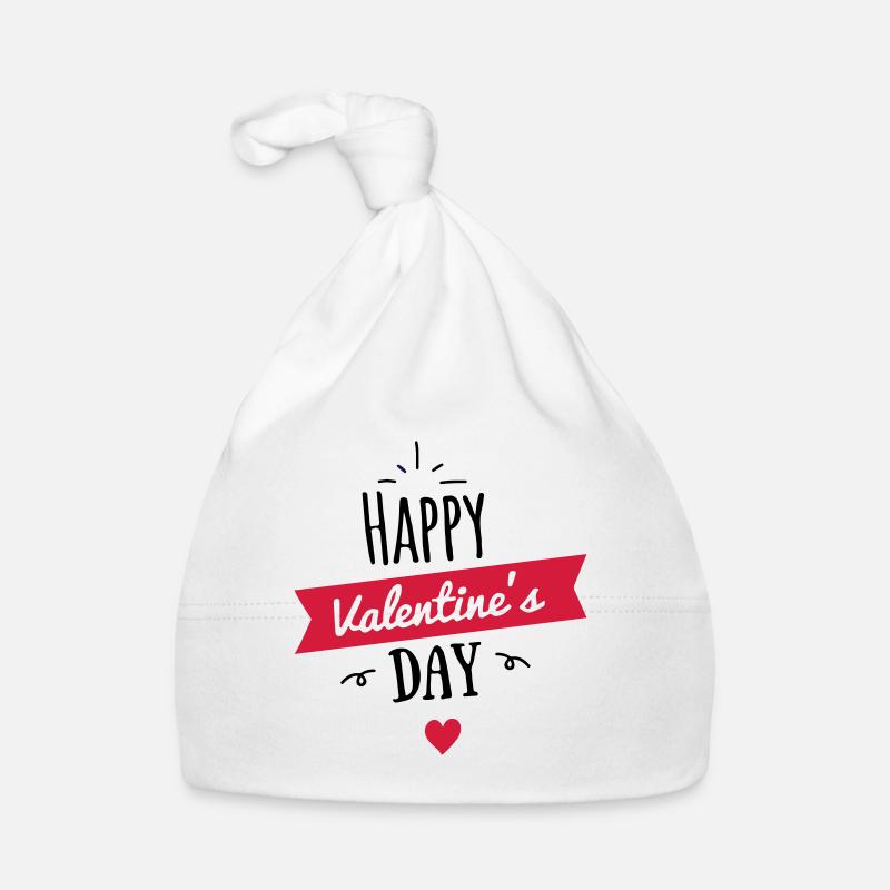 Saint Valentin romance cadeau coeur idée de cadeau Bonnet bio Bébé