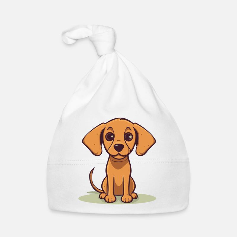 Conception de chien mignon pour les propriétaires de chiens Bonnet bio Bébé