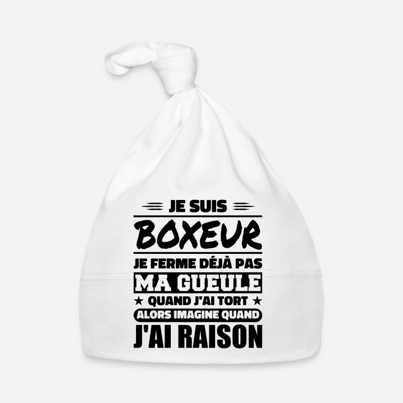Ich bin Boxer Humor Boxen Boxer Geschenk Baby Bio-Mütze