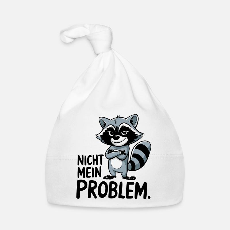 Not my problem! Raccoon Organic Baby Cap