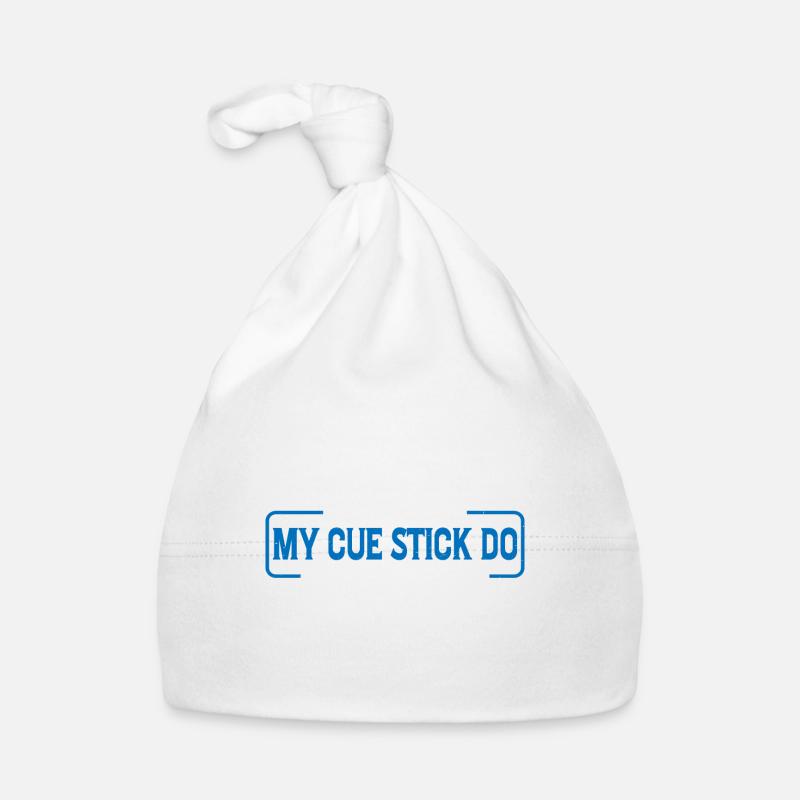 I Will Let My Cue Stick Do The Talking 4 Baby Bio-Mütze