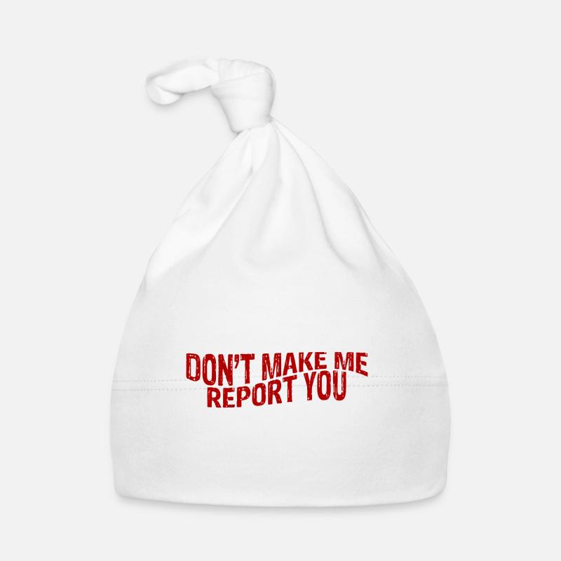 Ne me fais pas te dénoncer 3 Bonnet bio Bébé
