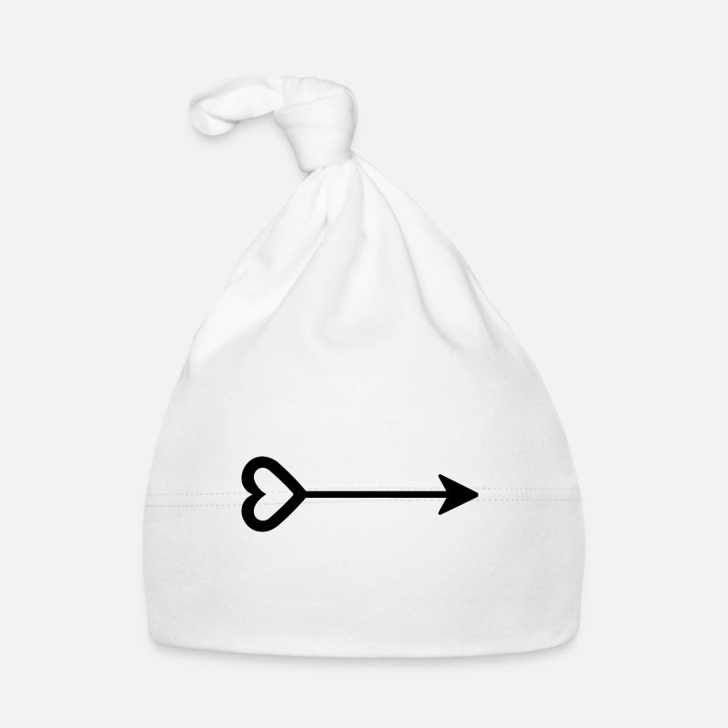 Flèche coeur Bonnet bio Bébé