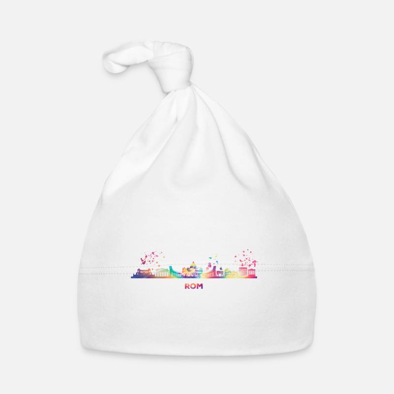 Römische Skyline Rom Baby Bio-Mütze