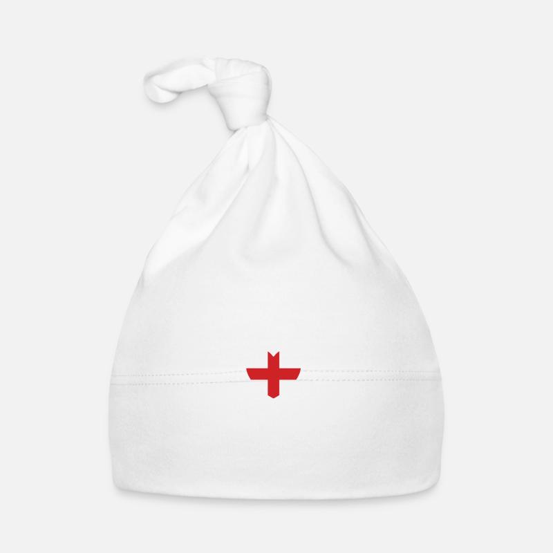 Angleterre Heart Snake Drapeau anglais Bonnet bio Bébé