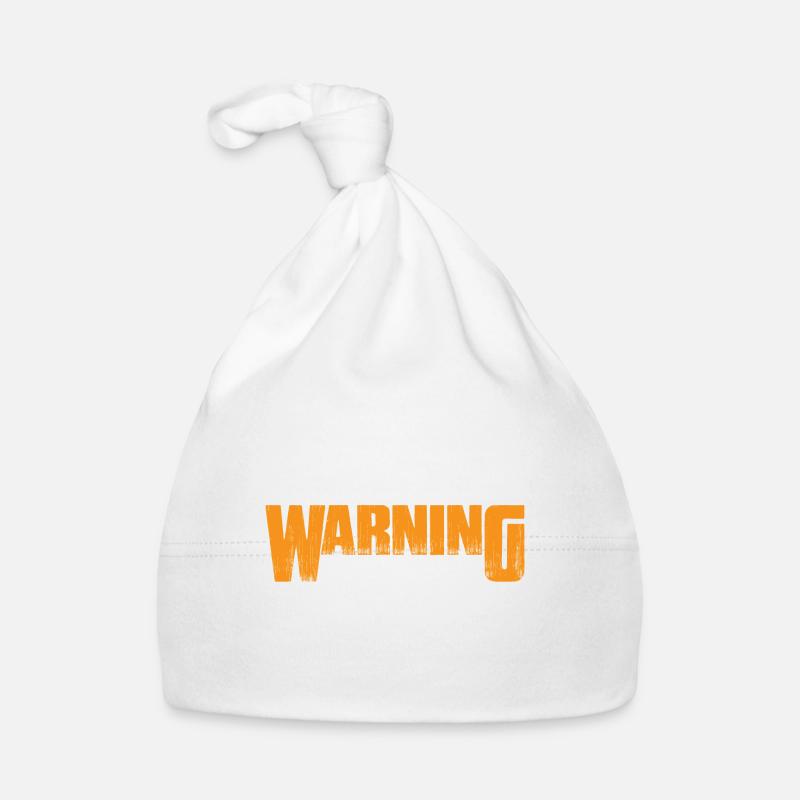 Warning I Break Stuff 8 Baby Bio-Mütze